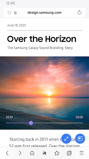 Samsung İnternet Brauzerinin Beta versiyası